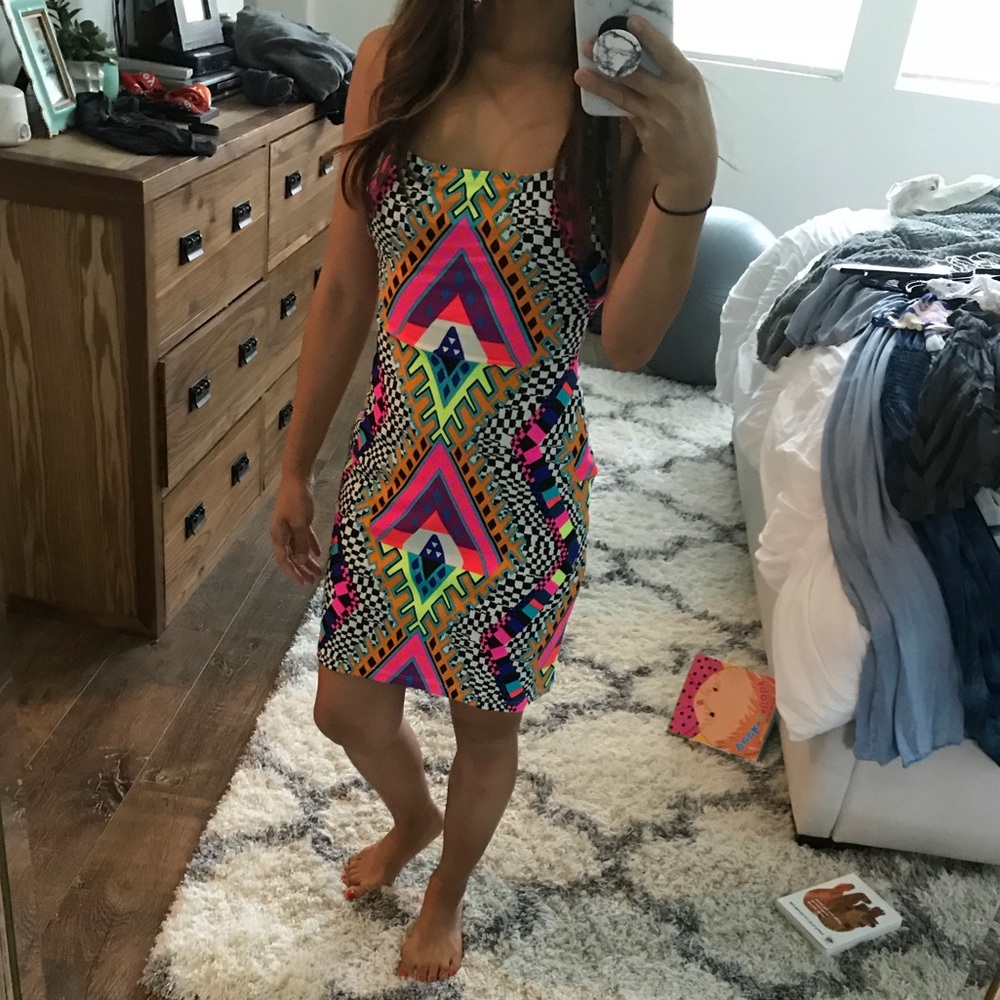 Mara Hoffman racer back mini dress